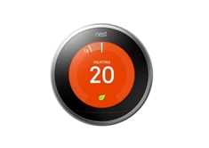 Nest Learning Thermostat - Stainless Sleel