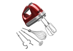 9-Speed Hand Mixer - Candy Apple Red