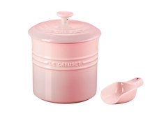 Pet Food Container w/ Scoop - Shell Pink