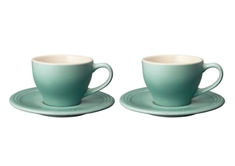 0.2L Cappuccino Cup & Saucer (Set of 2) - Sage