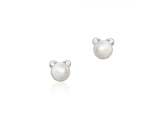 Essentials Pearl Polar Bear Earrings