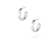 Essentials Bold Sterling Silver Hoop Earrings