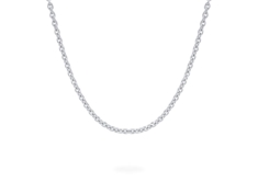 Essentials Bold Sterling Silver Rolo Necklace