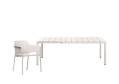 Rio 140 9pc. Patio Table Set - Bianco
