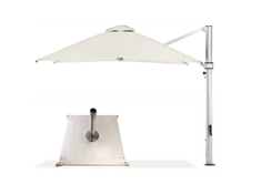 Oasis 10.0' Square Cantilever Umbrella-White