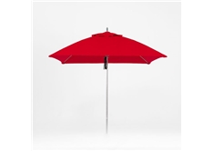 Oasis 7.5' Square Umbrella - Vermillion Red
