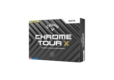 Chrome Tour X Golf Balls (12 Pack) - White - Customized 12-23