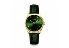 Féroce Gold and Green Watch w/ Croco Band