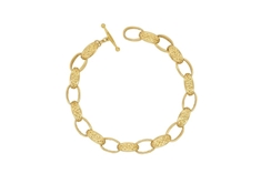 Weave Chain Bracelet-Gold
