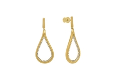 Teardrop Earrings-Gold