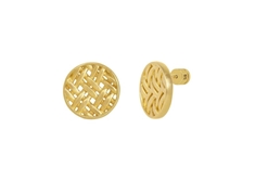 Weave Studs-Gold