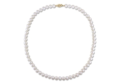 6.5 - 7 mm Cultured Freshwater Pearl Strand with 14KY Clasp