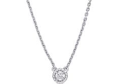 Diamond Necklace in White Gold