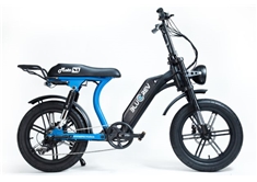 Moto81 M750 Electric Bike - Black/Blue