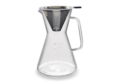 1.2L Glass Pour Over Carafe w/ Filter