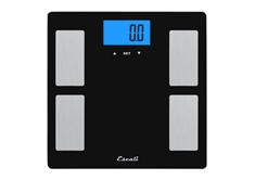 Goal Tracking Body Composition Scale - Black