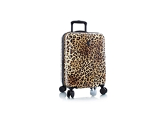 Leopard 21" Fashion Spinner Carry-on - Brown