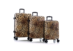Leopard Fashion Spinner 3pc. Set - Brown