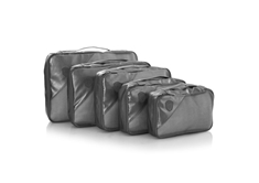 Metallic 5pc. Packing Cube Set - Charcoal