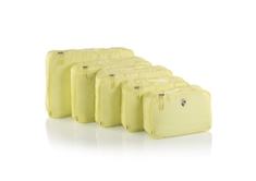 Pastel 5pc. Packing Cube Set - Yellow