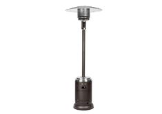 46,000 BTU Mocha and Stainless Patio Heater