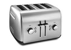 4-Slice Toaster - Silver