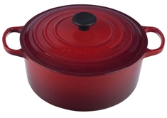 6.7L Round French Oven - Cerise