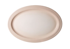46cm Oval Serving Platter - Meringue