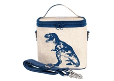 Blue Dino Small Cooler Bag