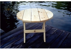 Folding Side Table - Pine