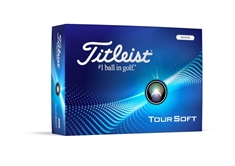 Tour Soft Golf Balls (12 Pack) - White - Customized 12-23