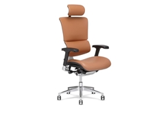 X4 Leather Executive Chair - Cognac
