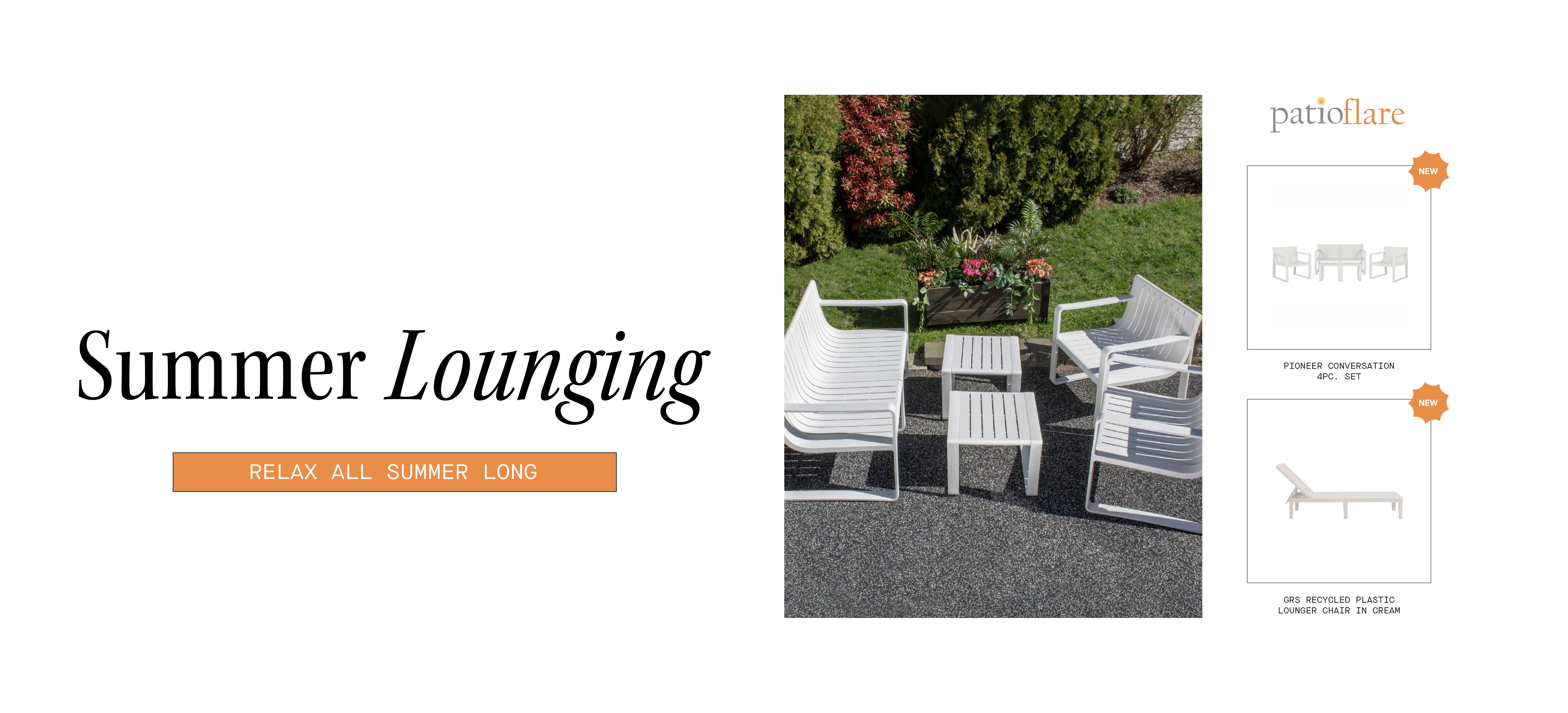 PatioFlare- Summer Seating